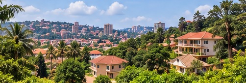Homes among the hills of Kampala